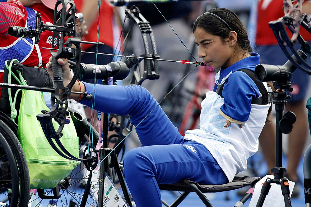 2024 Paris Paralympic Games: Best Photos_Archer Sheetal Devi from India