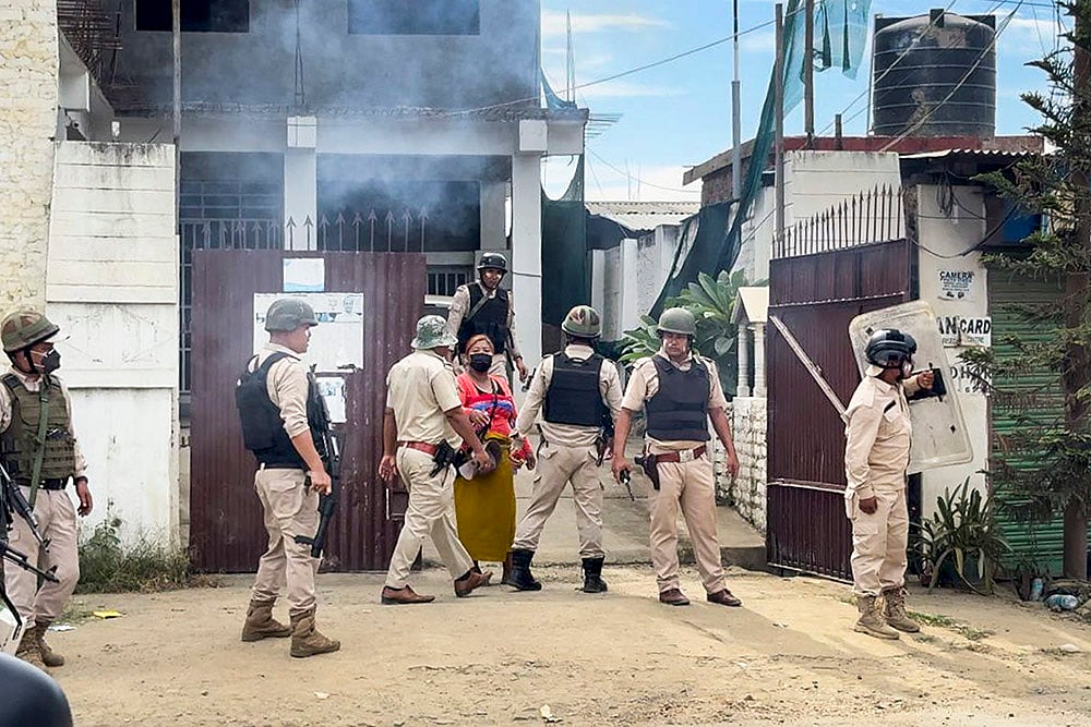 Manipur Students Protest