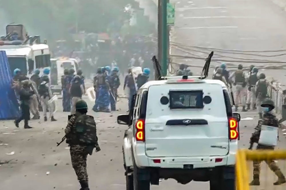 Students Protest Manipur