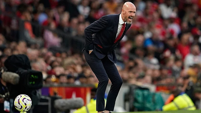 Manchester United's head coach Erik ten Hag. - | Photo: AP/Dave Thompson
