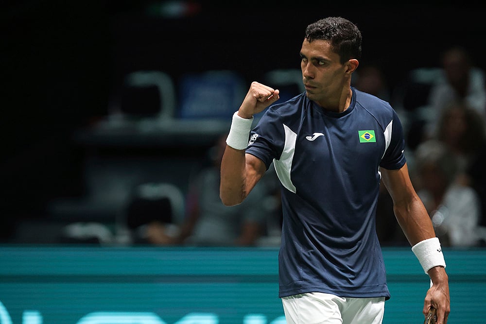 Italy vs Brazil Davis Cup Tennis