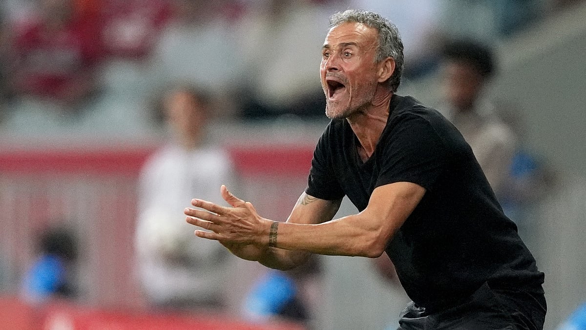 Paris Saint-Germain head coach Luis Enrique