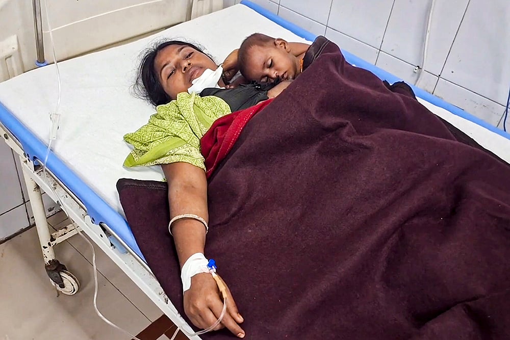 woman injured by the wolf in Mahsi village of Bahraich district