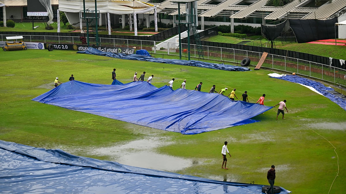 Heavy rain prevented play in Afghanistan