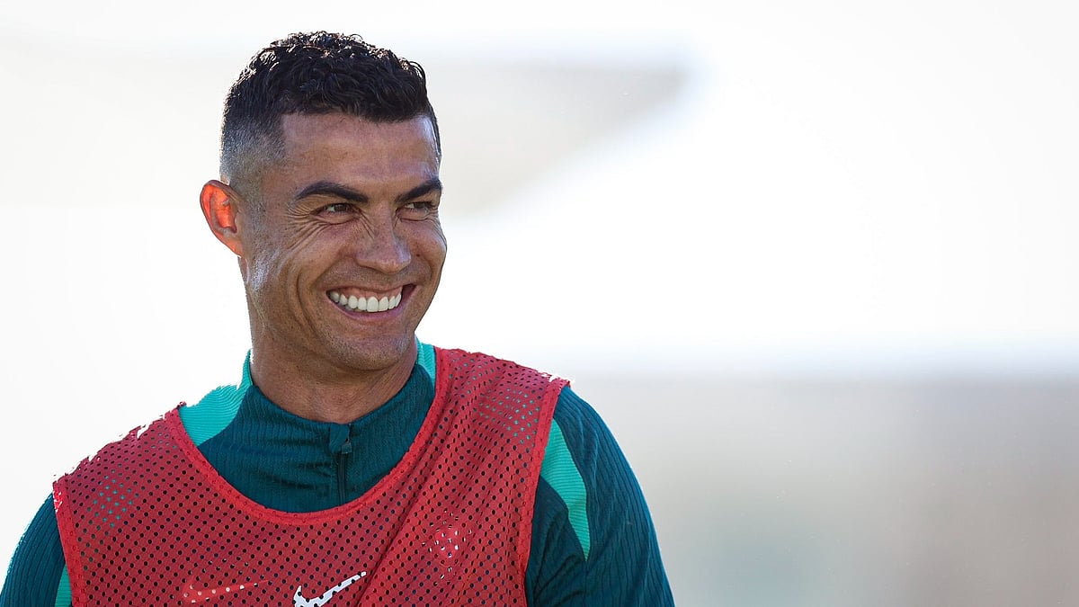 cristiano ronaldo during practice session X
