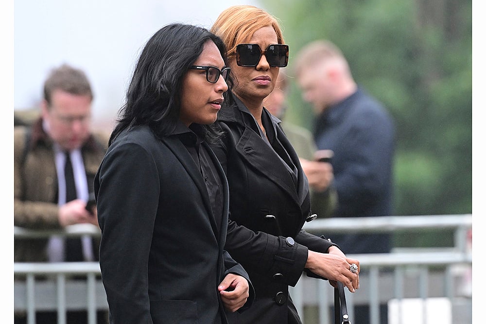Sven-Goran Eriksson Funeral - Yaniseth Alcides arrives to attend the funeral service 
