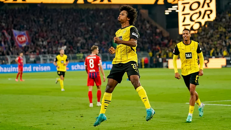 Borussia Dortmund's Karim Adeyemi - null