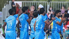 Indian hockey team at the Asian Champions Trophy 2024. - X/AsiaHockey