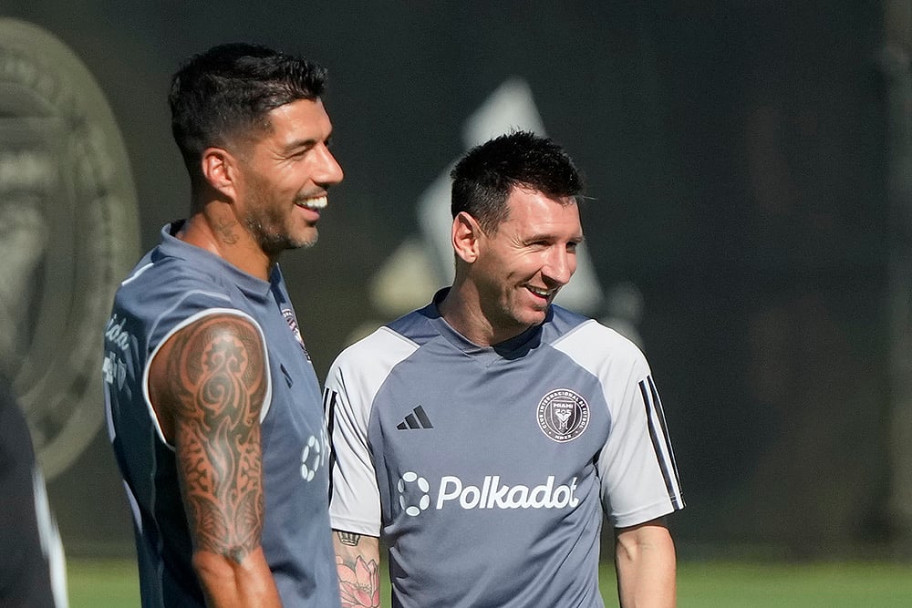 MLS: Inter Miami forwards Lionel Messi training in Fort Lauderdale, Florida_3