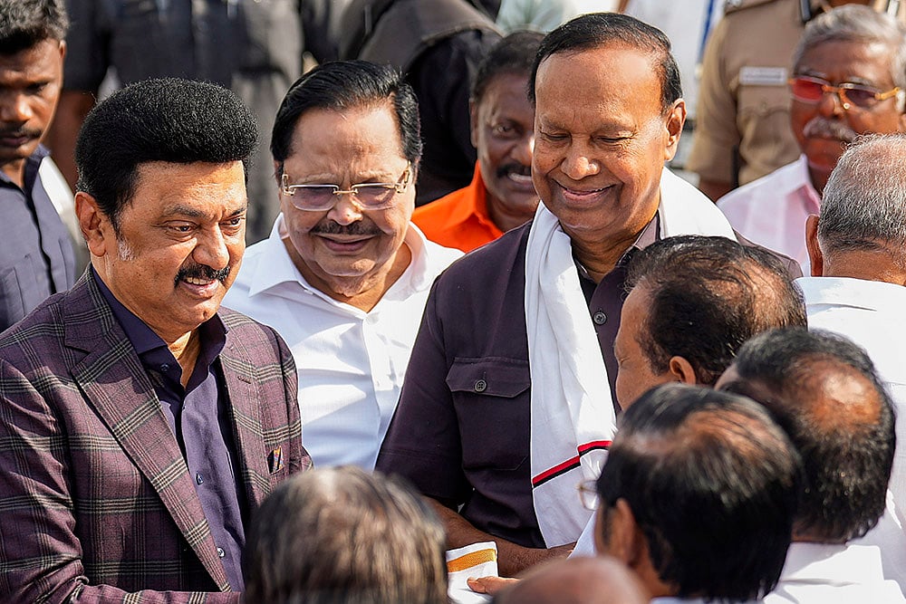 Tamil Nadu Chief Minister M.K. Stalin arrives in Chennai