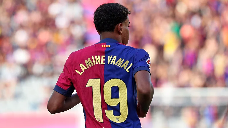 Lamine Yamal at Barcelona - null