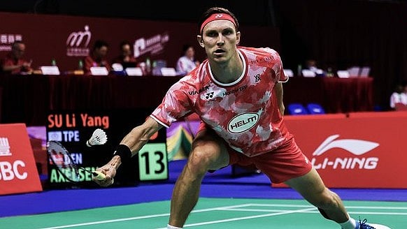 Victor Axelsen at the Hong Kong Open 2024.  - X | BWF Media 