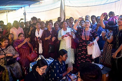 Doctors protest in Kolkata