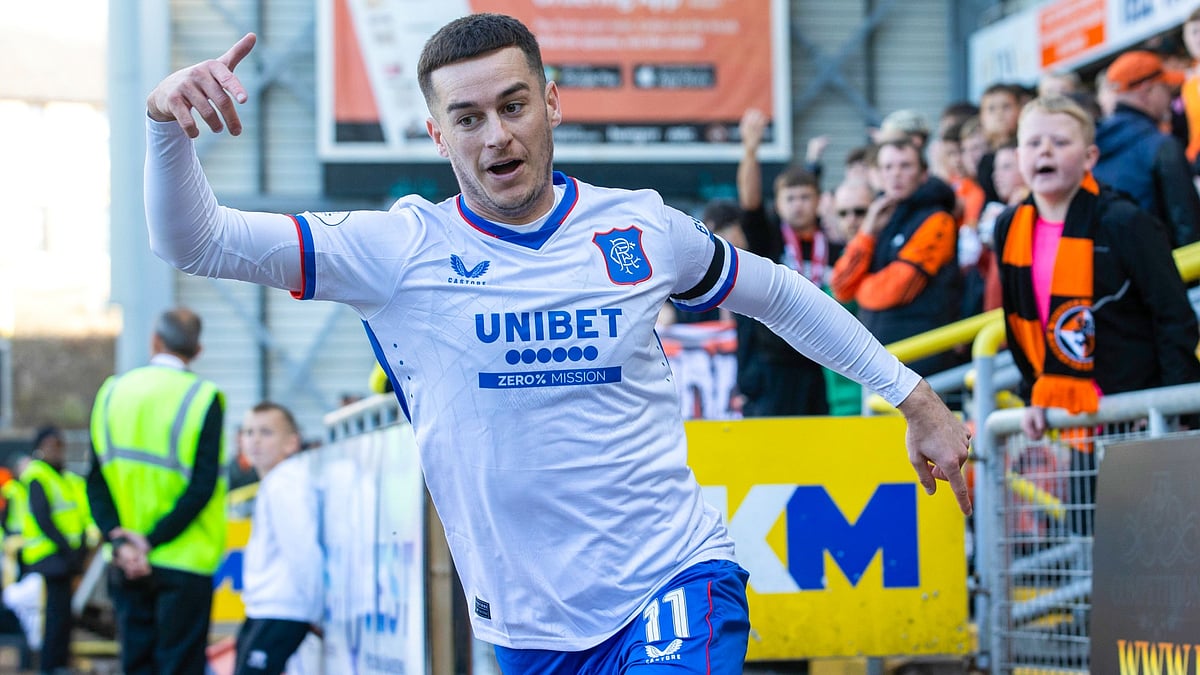 Tom Lawrence celebrates