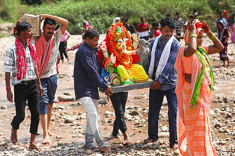 Lord Ganesh idol immersion