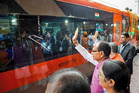 Flag-off ceremony of Vande Bharat Express