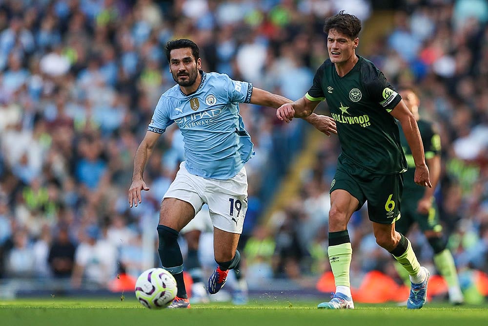 English Premier League Soccer Match: Manchester City vs Brentford