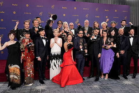 Emmy Awards 2024: Hiroyuki Sanada with Team from "Shogun", winners for award for for outstanding drama series