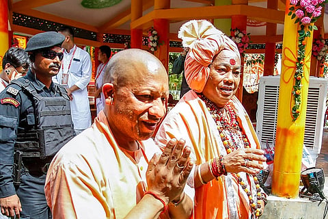 Yogi Adityanath in Tripura
