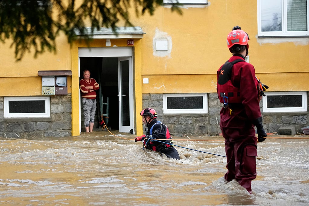 | Photo: AP : Several Dead In Poland, Czech Republic, Romania And More As Storm Boris Wreaks Havoc