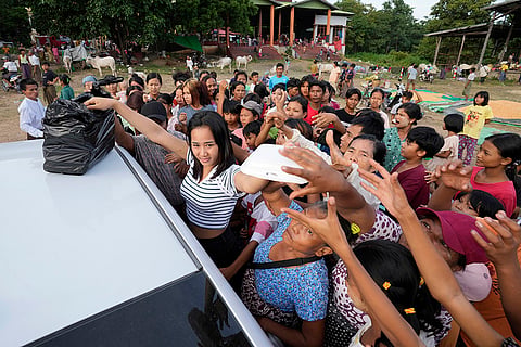 Myanmar floods: Flood victims receive relief supplies 
