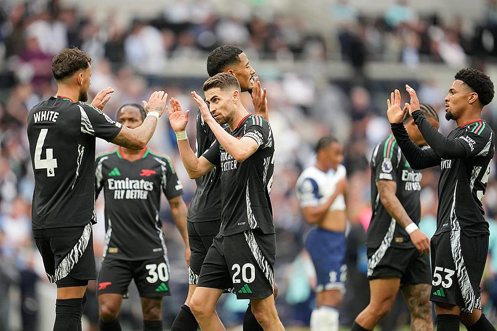 Photo: AP/Kin Cheung : EPL: Arsenal Vs Tottenham Hotspur