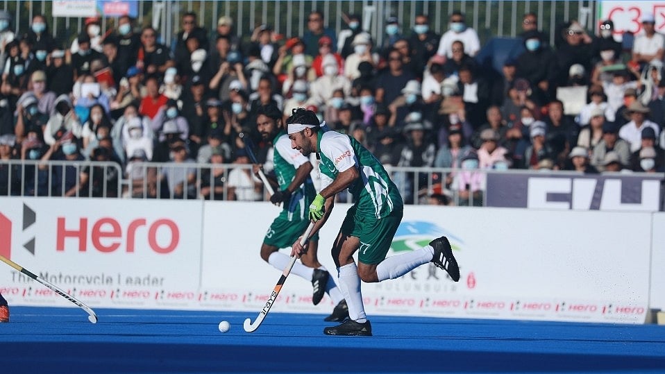 X/AsiaHockey : Pakistan vs Korea going on at the Asian Champions Trophy 2024.