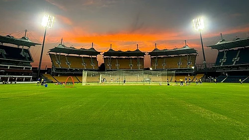 X/mufaddal_vohra : The MA Chidambaram Stadium is the home ground to the Chennai Super Kings in the IPL.