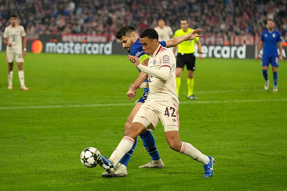 2024-25 UEFA Champions League soccer, Bayern Munich vs GNK Dinamo Zagreb