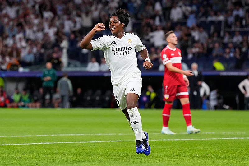2024-25 UEFA Champions League soccer, Real Madrid vs VfB Stuttgart in Madrid