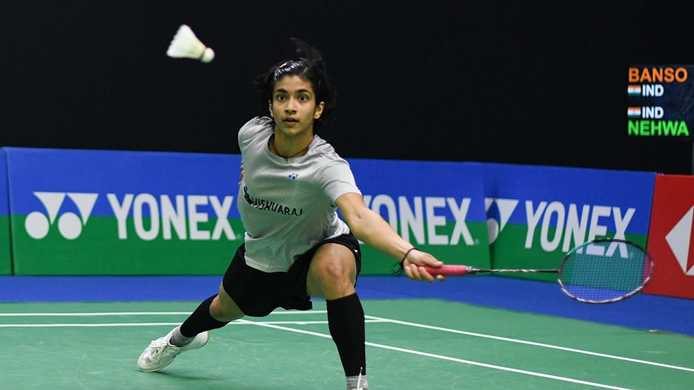 Malvika Bansod made a huge splash by defeating world No. 7 and Paris Olympics bronze medalist Gregoria Tunjung. - File Photo 