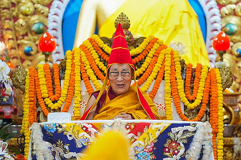 Dalai Lama at Main Tibetan Temple