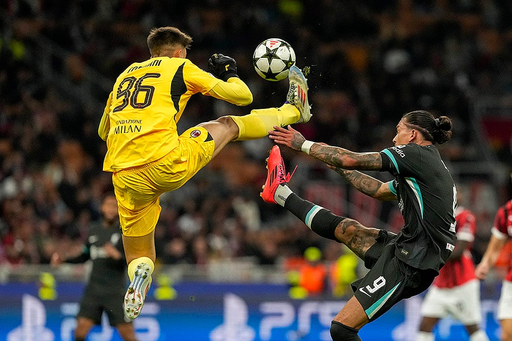 2024-25 UEFA Champions League soccer, AC Milan and Liverpool