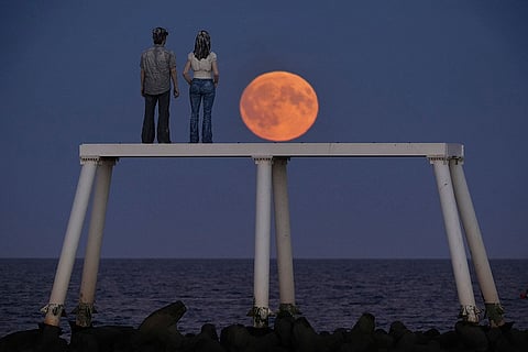 Britain Supermoon