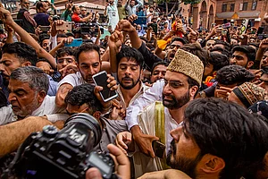Getty Images : Mirwaiz Umar Farooq Released From House Arrest After Four Years in September last year