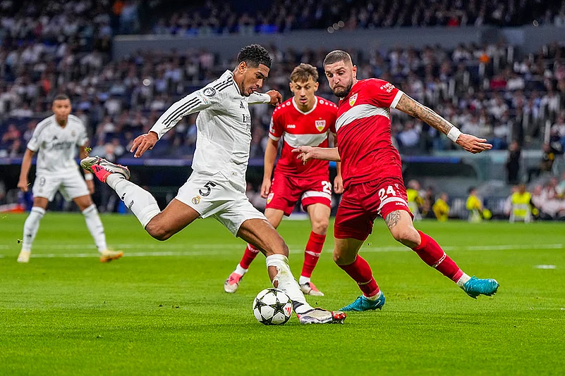 2024-25 UEFA Champions League soccer, Real Madrid vs VfB Stuttgart in Madrid
