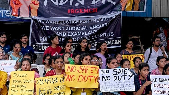 PTI : Protest in Kolkata seeking justice in RG Kar Hospital case