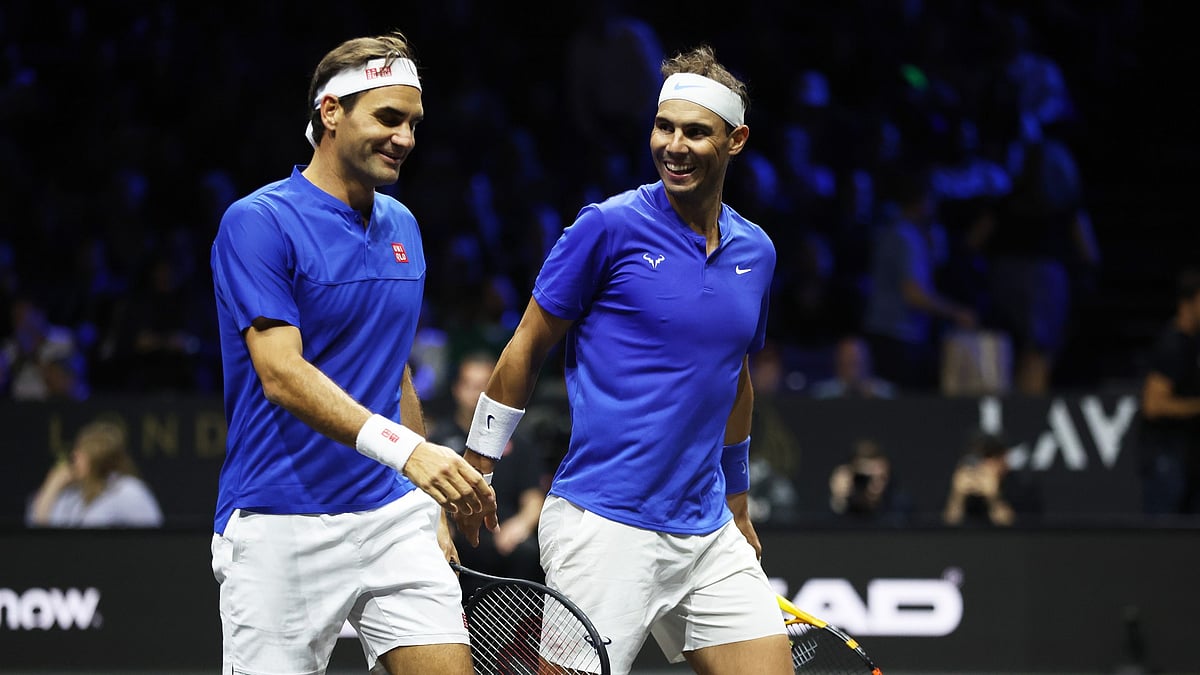 Roger Federer and Rafael Nadal