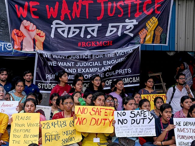 PTI : Protest in Kolkata seeking justice in RG Kar Hospital case