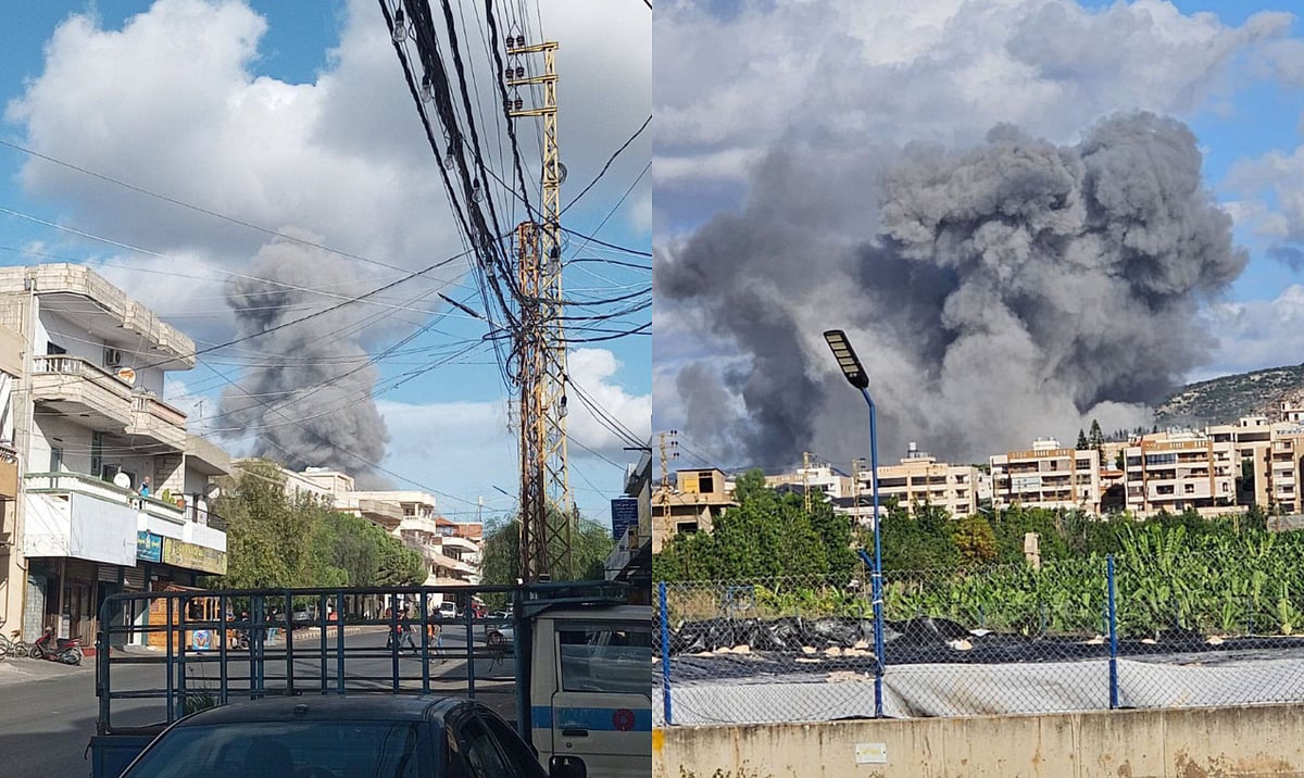 X : Israel Strikes Southern Lebanon: Reports