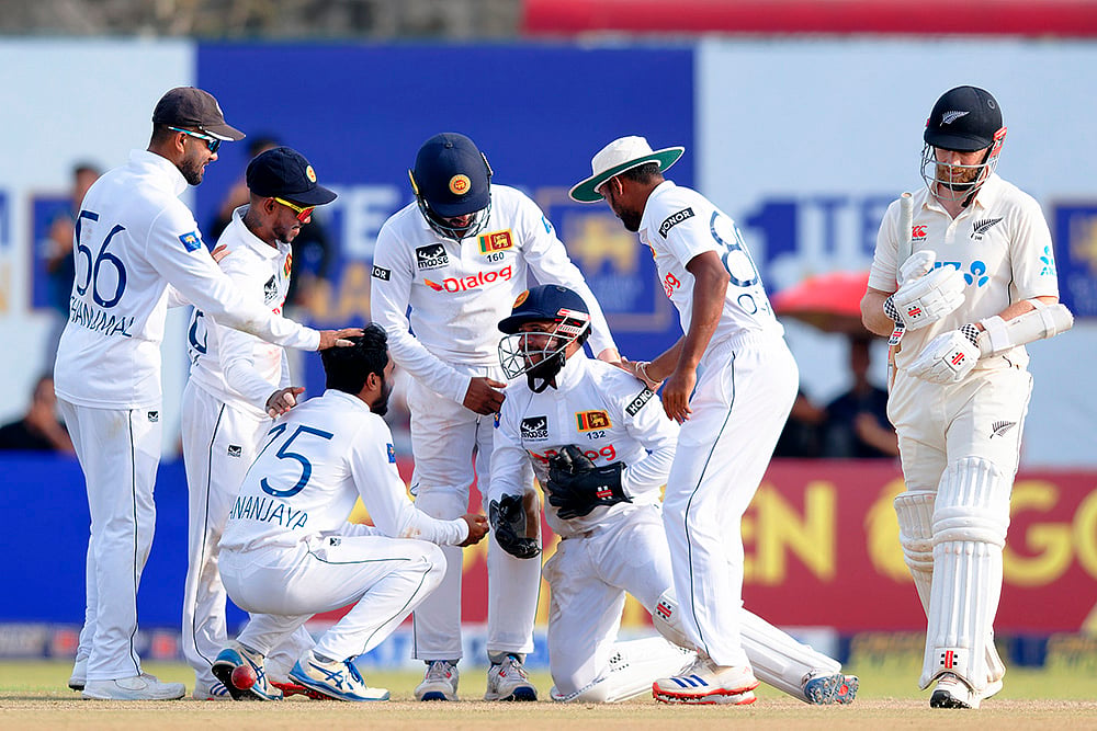 Sri Lanka vs New Zealand 1st Test Cricket Day 2 Photo gallery_5