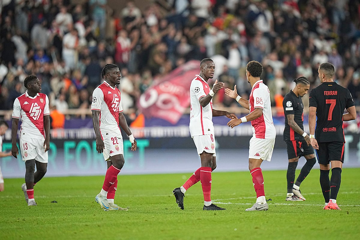 UEFA Champions League 2024-25, Monaco and Barcelona