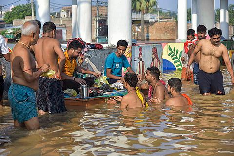 Water level of Ganga river rises