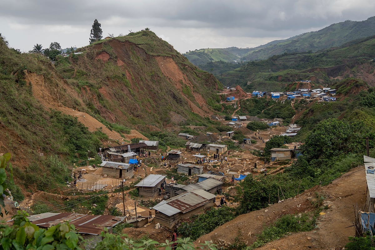 AP : The town of Kamituga, in South Kivu province in eastern Congo, considered the epicenter of the world's latest outbreak of mpox, is seen on Sept. 5, 2024. 

