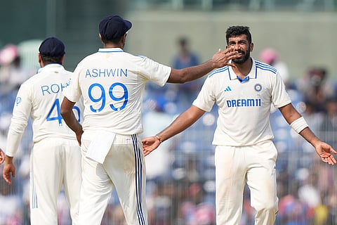 IND Vs BAN, 1st Test Day 2: Jasprit Bumrah celebrates the wicket of Bangladesh's Taskin Ahmed
