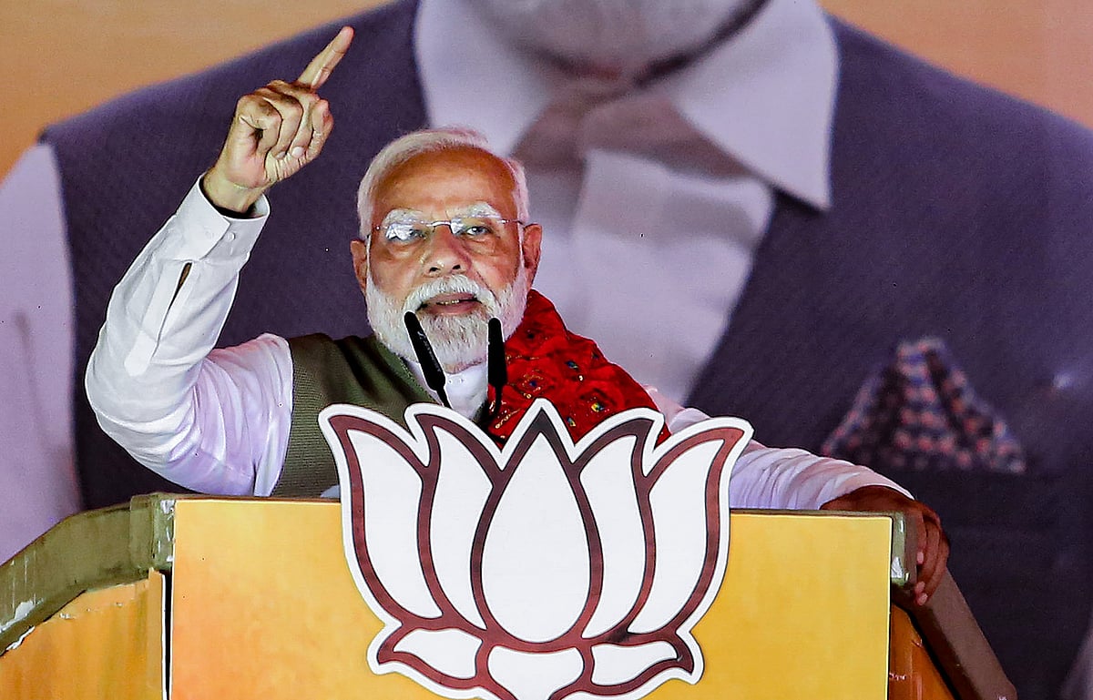 PM Modi during election campaign - | Photo: PTI