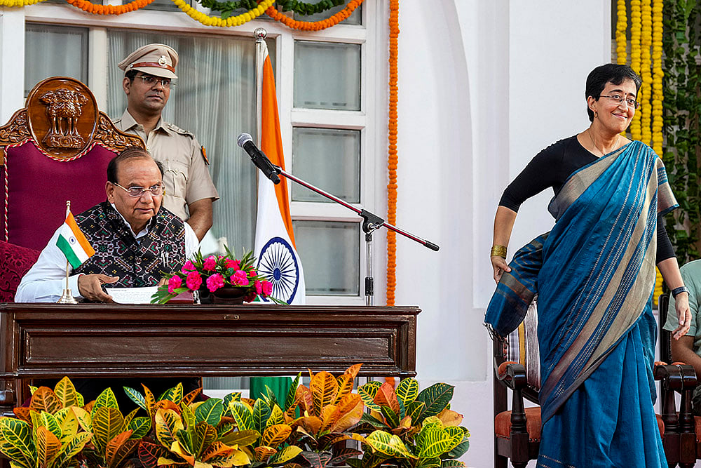 Delhi CM Atishi Marlenas swearing-in ceremony_5