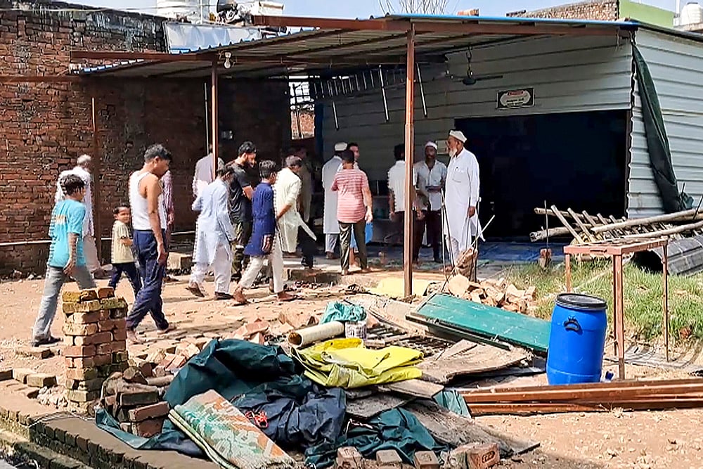 Mosque demolition in Haridwars Laksar