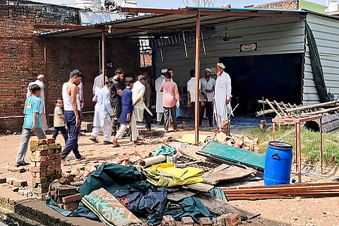Mosque demolition in Laksar
