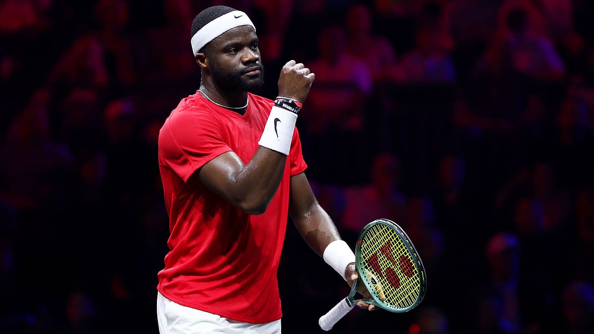 Francis Tiafoe overcame Daniil Medvedev in Saturday's Laver Cup clash
